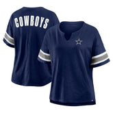 Dallas Cowboys Women's Redzone Curl Route T-Shirt - Navy sale