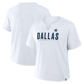 Dallas Cowboys Women's Redzone Slub Boxy T-Shirt - White cheap
