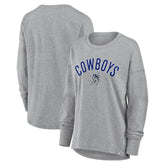 Dallas Cowboys Women's Hometown Legacy Long Sleeve T-Shirt - Heather Gray discount