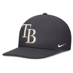 Tampa Bay Rays Statement Pro Snapback Hat Anthracite