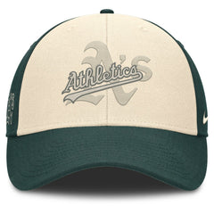 Athletics Statement Club Performance Adjustable Hat Green/Natural