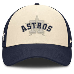 Houston Astros Statement Club Performance Adjustable Hat Navy/Natural
