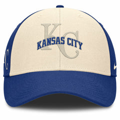Kansas City Royals Statement Club Performance Adjustable Hat Royal/Natural