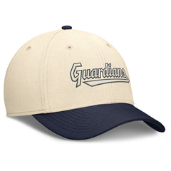Cleveland Guardians Statement Rise Performance Flex Hat Natural/Navy