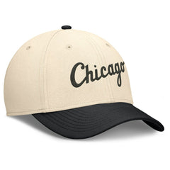 Chicago White Sox Statement Rise Performance Flex Hat Natural/Black