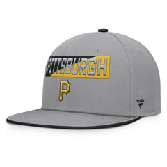 Pittsburgh Pirates Punchout Snapback Hat Gray