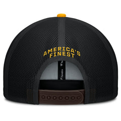 San Diego Padres Cutoff Adjustable Trucker Hat Brown/Gold