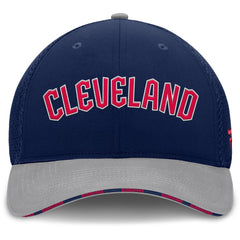 Cleveland Guardians Pennant Flex Hat Navy/Gray