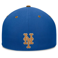 New York Mets Splinter Fitted Hat Royal/Tan