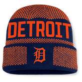Detroit Tigers Rotation Cuffed Knit Hat Navy