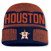 Houston Astros Rotation Cuffed Knit Hat Navy