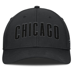 Chicago Cubs Overpower Flex Hat Black