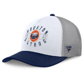 Houston Astros Designated A-Frame Foam Front Trucker Adjustable Hat White/Navy