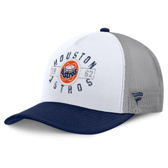 Houston Astros Designated A-Frame Foam Front Trucker Adjustable Hat White/Navy