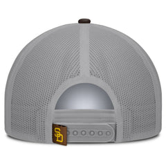 San Diego Padres Designated A-Frame Foam Front Trucker Adjustable Hat White/Brown