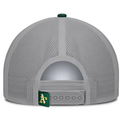 Athletics Designated A-Frame Foam Front Trucker Adjustable Hat White/Green