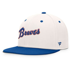 Atlanta Braves Unit Fitted Hat Cream/Royal