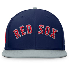 Boston Red Sox Yard Fitted Hat Navy/Gray