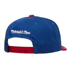 New York Rangers Mitchell & Ness May Flowers Pro Crown Adjustable Hat - Blue/Red Hats