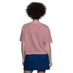 Atlanta Braves Starter Women's Play the Ball Boxy Cropped T-Shirt Pink