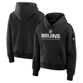 Boston Bruins Fanatics Women's Authentic Pro Primary Pullover Hoodie - Black Hoodies