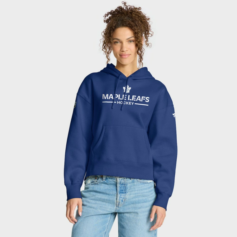 Toronto Maple Leafs Fanatics Women's Authentic Pro Primary Pullover Hoodie - Blue Hoodies