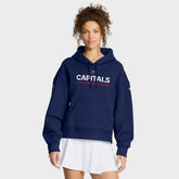 Washington Capitals Fanatics Women's Authentic Pro Primary Pullover Hoodie - Navy Hoodies