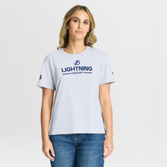 Tampa Bay Lightning Fanatics Women's Authentic Pro Primary T-Shirt - White T-shirts