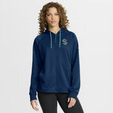 Seattle Kraken Fanatics Women's Authentic Pro Rink Raglan Full-Zip Hoodie - Deep Sea Blue Hoodies