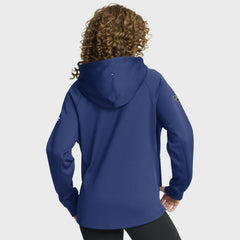 Tampa Bay Lightning Fanatics Women's Authentic Pro Rink Raglan Full-Zip Hoodie - Blue Hoodies