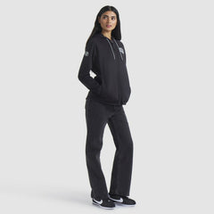 Los Angeles Kings Fanatics Women's Authentic Pro Rink Raglan Full-Zip Hoodie - Black Hoodies