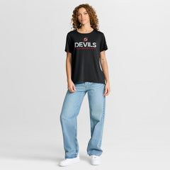 New Jersey Devils Fanatics Women's Authentic Pro Rink Tech T-Shirt - Black T-shirts