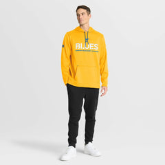 St. Louis Blues Fanatics Authentic Pro Rink Hoodie - Gold Hoodies