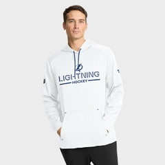 Tampa Bay Lightning Fanatics Authentic Pro Rink Hoodie - White Hoodies