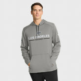 Los Angeles Kings Fanatics Authentic Pro Rink Hoodie - Silver Hoodies