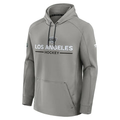 Los Angeles Kings Fanatics Authentic Pro Rink Hoodie - Silver Hoodies