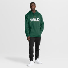 Minnesota Wild Fanatics Authentic Pro Rink Hoodie - Green Hoodies