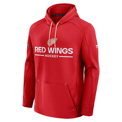 Detroit Red Wings Fanatics Authentic Pro Centennial Rink Hoodie - Red Hoodies
