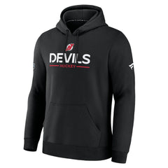 New Jersey Devils Fanatics Authentic Pro Primary Hoodie - Black Jerseys