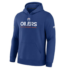 Edmonton Oilers Fanatics Authentic Pro Primary Hoodie - Royal Hoodies