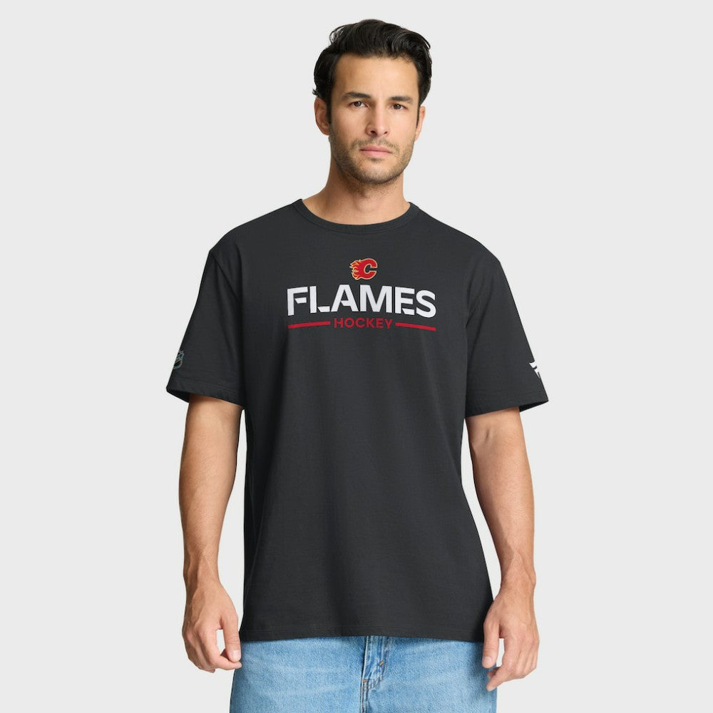 Calgary Flames Fanatics Authentic Pro Primary T-Shirt - Black T-shirts