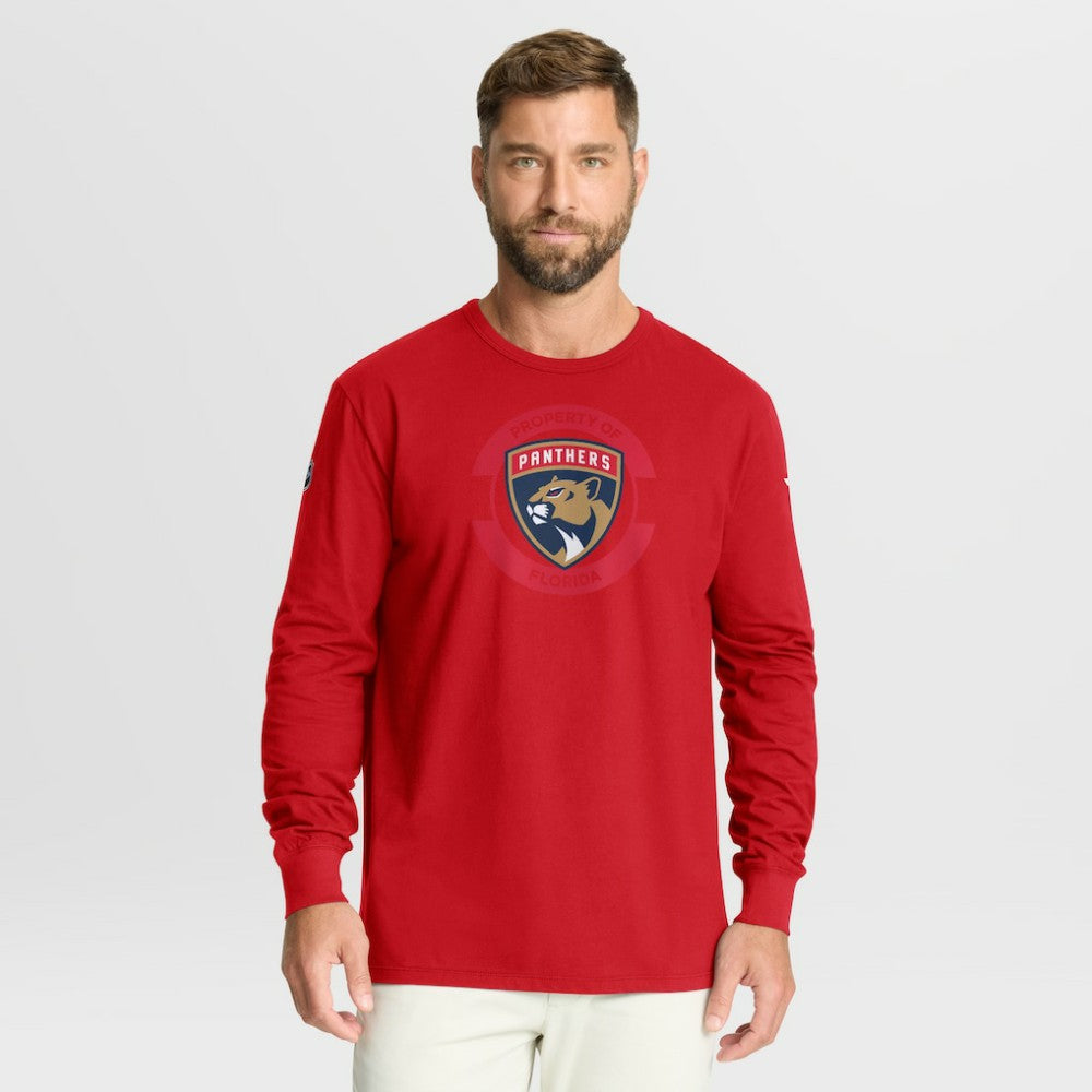 Florida Panthers Fanatics Authentic Pro Property Of Practice Long Sleeve T-Shirt - Red T-shirts