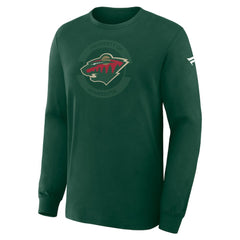 Minnesota Wild Fanatics Authentic Pro Property Of Practice Long Sleeve T-Shirt - Green T-shirts