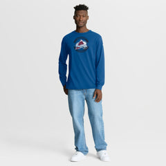 Colorado Avalanche Fanatics Authentic Pro Property Of Practice Long Sleeve T-Shirt - Blue T-shirts