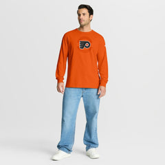 Philadelphia Flyers Fanatics Authentic Pro Property Of Practice Long Sleeve T-Shirt - Orange T-shirts