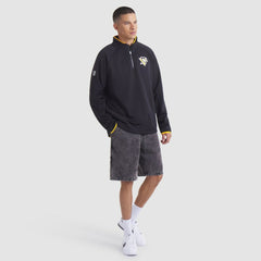 Pittsburgh Penguins Fanatics Authentic Pro Rink Raglan Quarter-Zip Pullover - Black Pullover