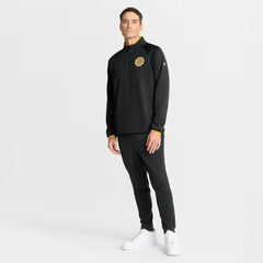 Boston Bruins Fanatics Authentic Pro Rink Raglan Quarter-Zip Pullover - Black Pullover