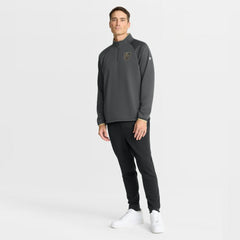 Vegas Golden Knights Fanatics Authentic Pro Rink Raglan Quarter-Zip Pullover - Black Pullover