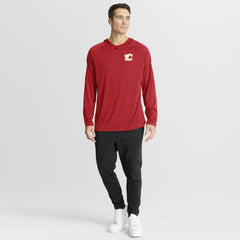 Calgary Flames Fanatics Authentic Pro Rink Hoodie - Red Hoodies