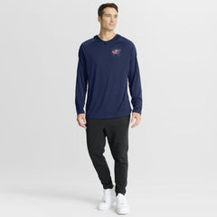Columbus Blue Jackets Fanatics Authentic Pro Rink Hoodie - Navy Hoodies